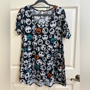 Jack Skellington short sleeve, flared bottom tunic